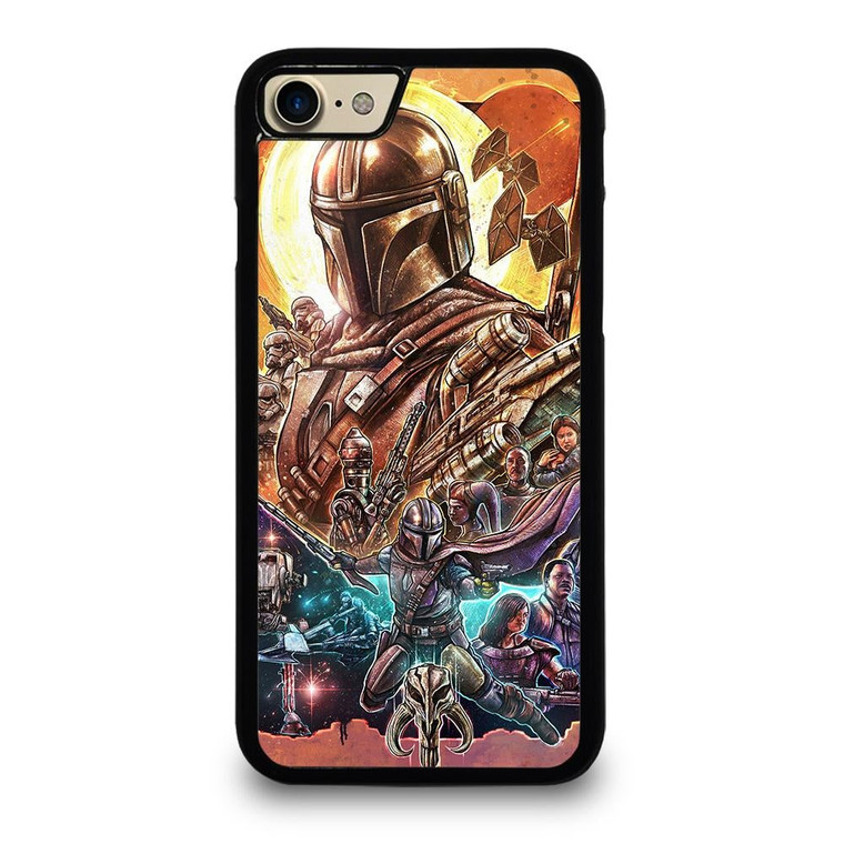 STAR WARS MANDALORIAN  COLLAGE iPhone 7 / 8 Case Cover