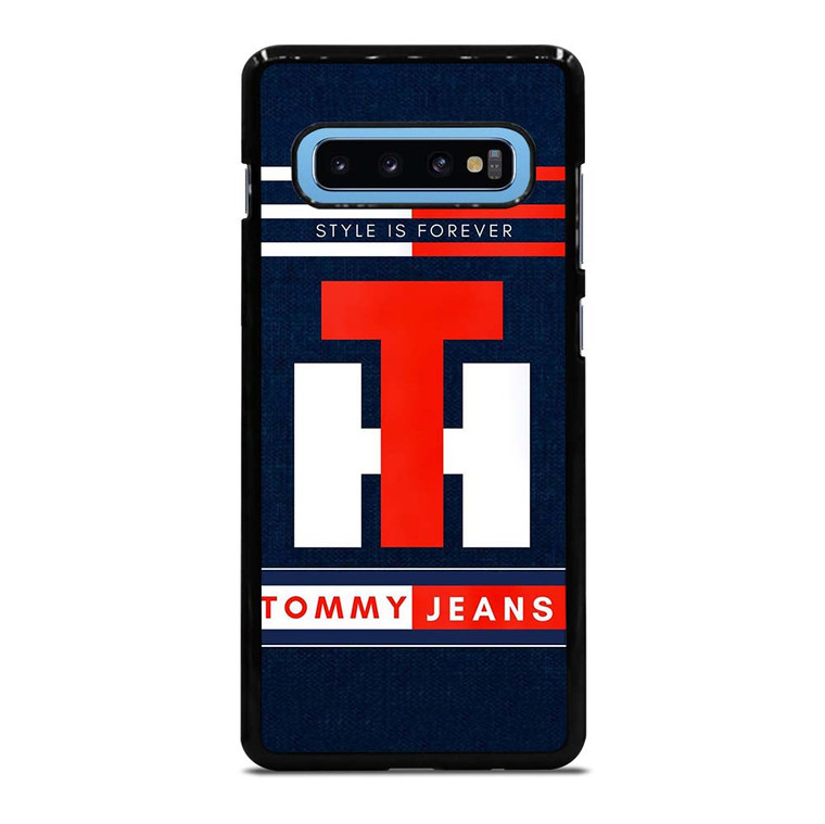 TOMMY HILFIGER JEANS TH LOGO STYLE IS FOREVER Samsung Galaxy S10 Plus Case Cover