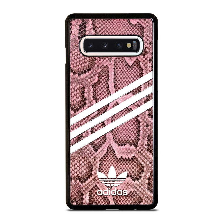 ADIDAS ORIGINALS STRIPES PINK SNAKE SKIN Samsung Galaxy S10 Case Cover