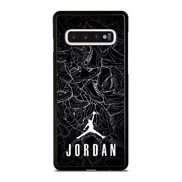 AIR JORDAN SHOES COLLAGE LOGO Samsung Galaxy S10 Case Cover
