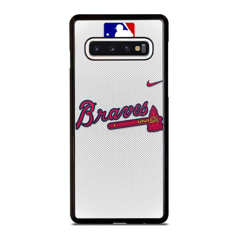 ATLANTA BRAVES ICON MLB BASEBALL TEAM LOGO Samsung Galaxy S10 Case Cover