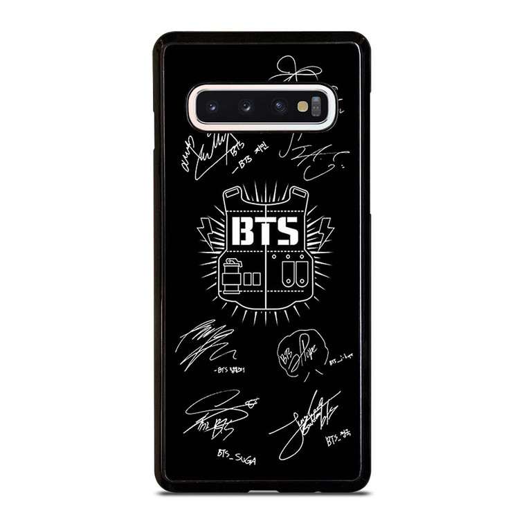 BANGTAN BOYS BTS SIGNATURE Samsung Galaxy S10 Case Cover