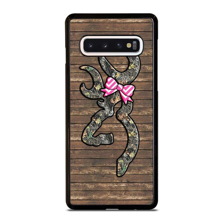 CAMO BROWNING RIBBON Samsung Galaxy S10 Case Cover