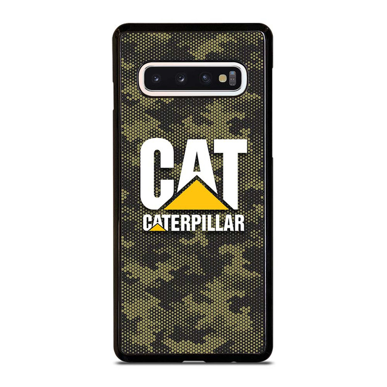 CATERPILLAT TRACTOR LOGO CAT CAMO EMBLEM Samsung Galaxy S10 Case Cover