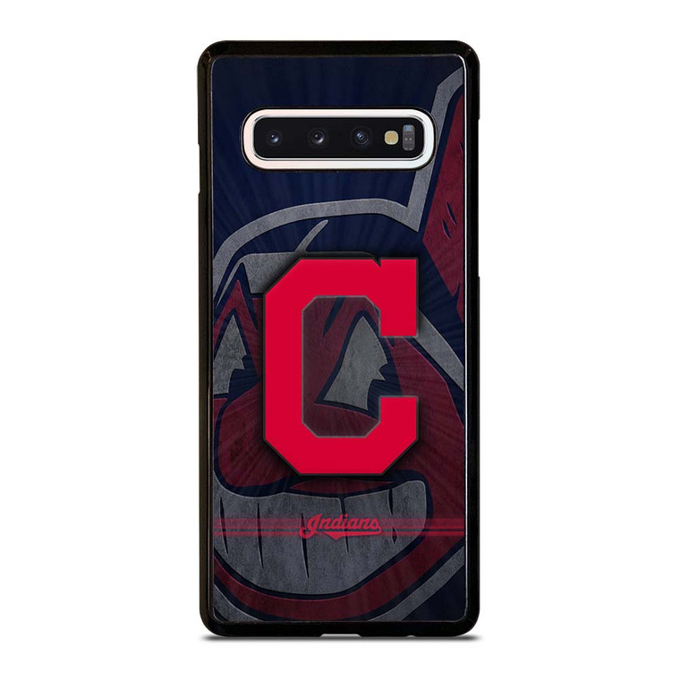 CLEVELAND INDIANS METAL LOGO Samsung Galaxy S10 Case Cover