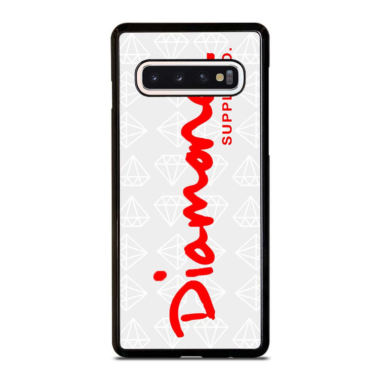 DIAMOND SUPPLY CO LOGO RED Samsung Galaxy S10 Case Cover