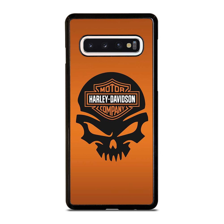HARLEY DAVIDSON MOTORCYCLES COMPANY LOGO SKULL Samsung Galaxy S10 Case Cover