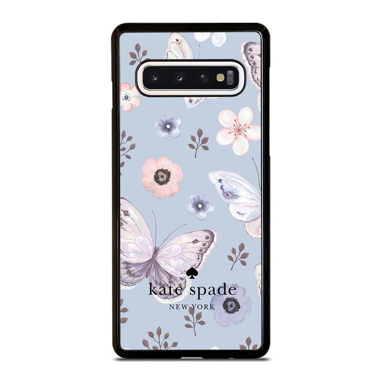 KATE SPADE NEW YORK LOGO BUTTERFLY PATTERN Samsung Galaxy S10 Case Cover