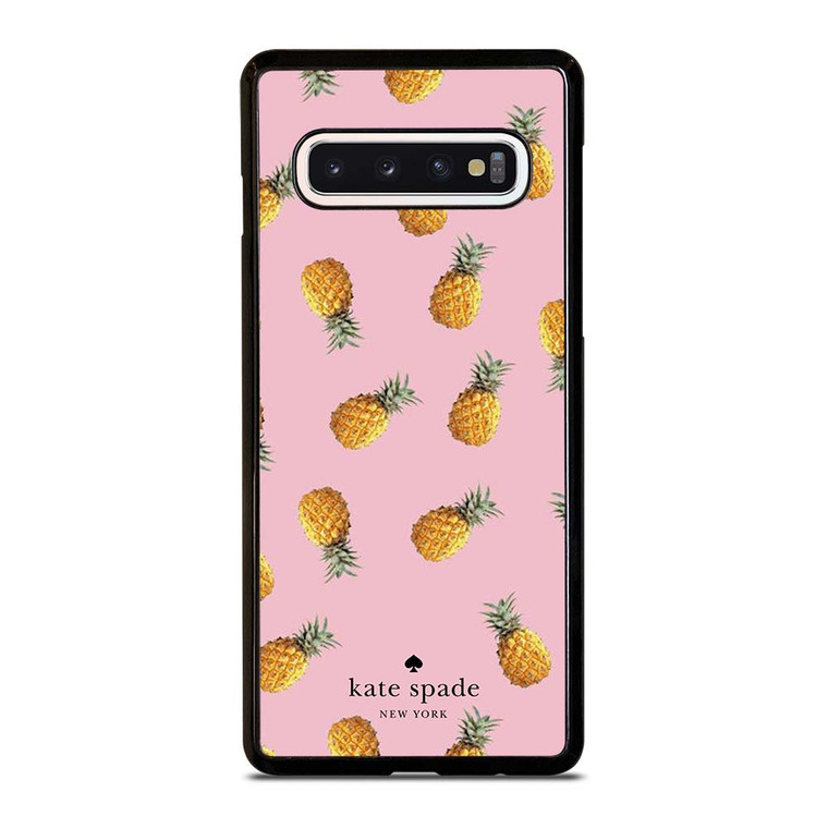 KATE SPADE NEW YORK LOGO PINEAPPLES Samsung Galaxy S10 Case Cover