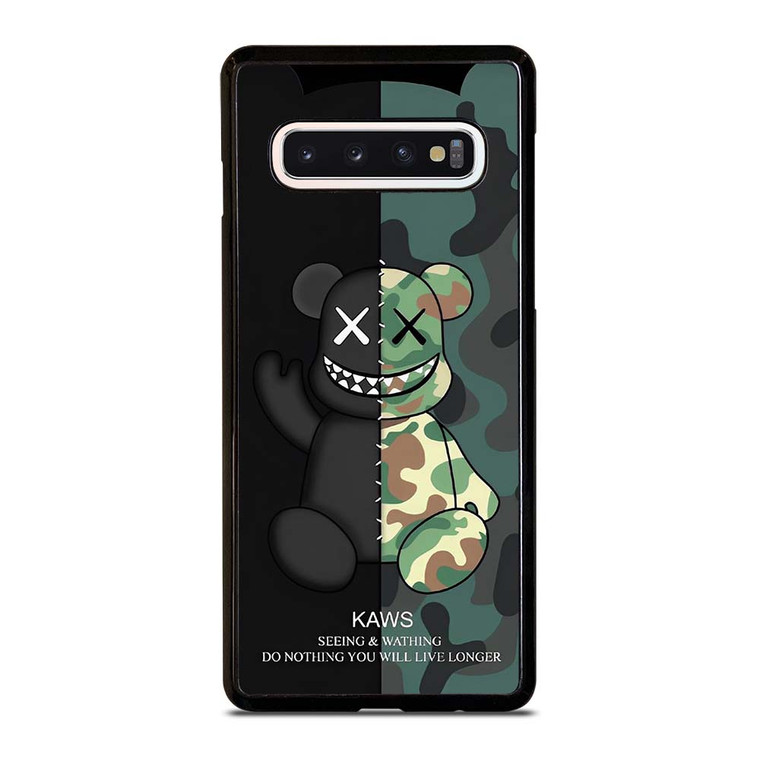 KAWS CAMO SEEING AND WATHING Samsung Galaxy S10 Case Cover