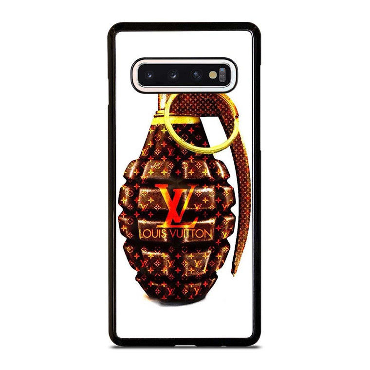 LOUIS VUITTON LV LOGO GOLDEN GRENADE Samsung Galaxy S10 Case Cover