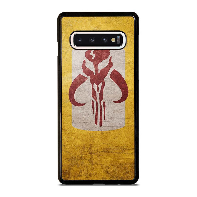 MANDALORIAN YELLOW LOGO Samsung Galaxy S10 Case Cover