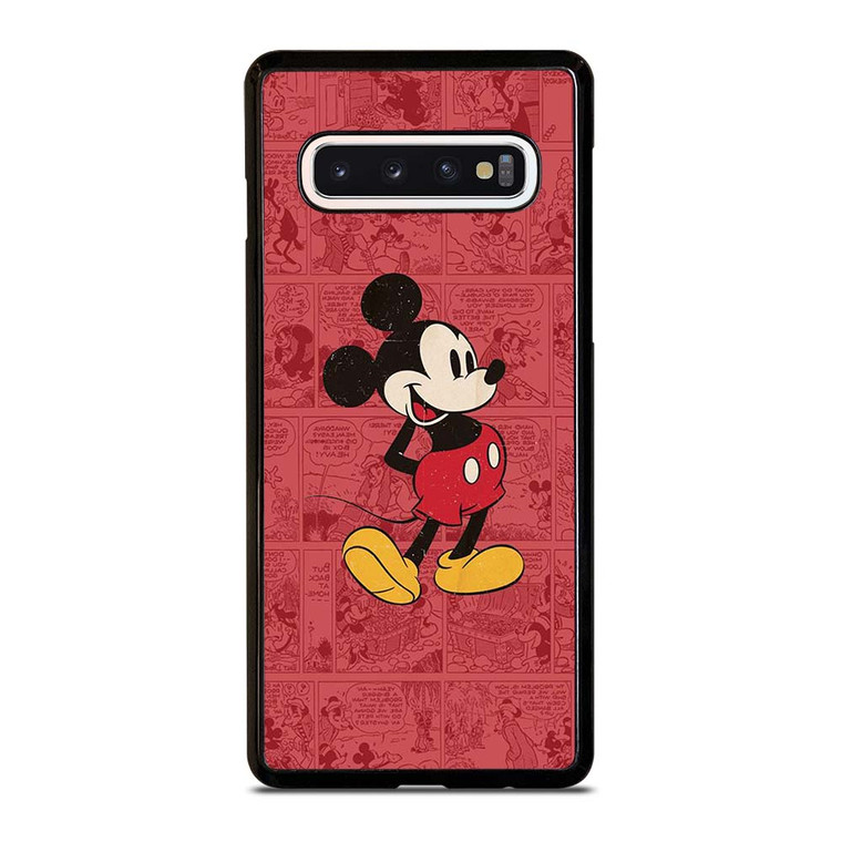 MICKEY MOUSE RETRO COMIC Samsung Galaxy S10 Case Cover