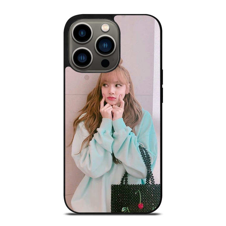 LISA BLACK PINK CUTE iPhone 13 Pro Case Cover