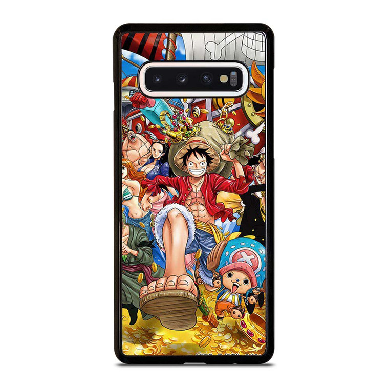 ONE PIECCE LUFFY AND FRIENDS Samsung Galaxy S10 Case Cover