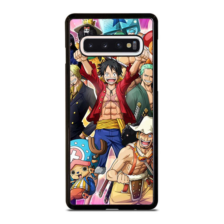 ONE PIECE CHARACTER STRAW HATS Samsung Galaxy S10 Case Cover
