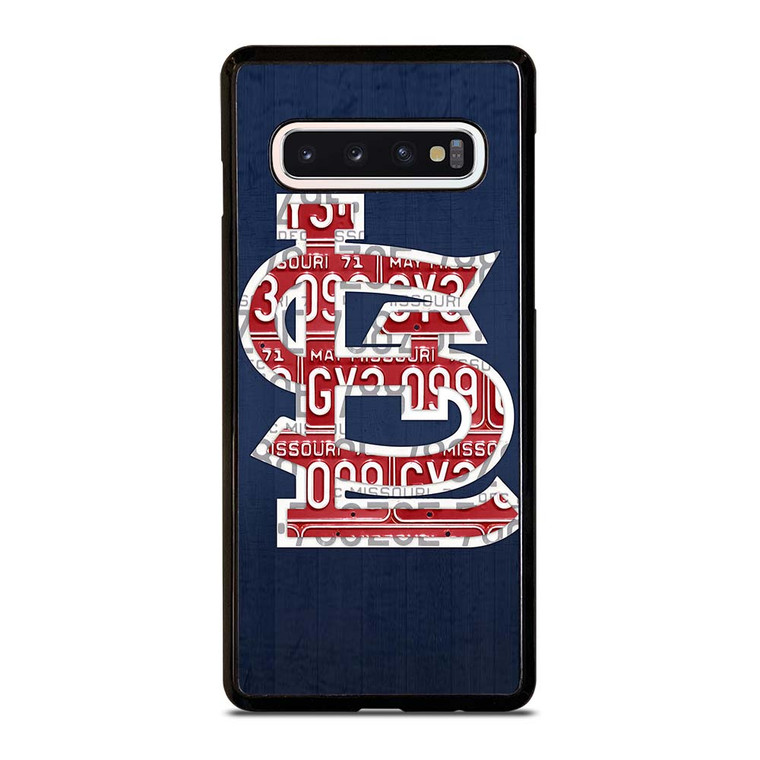 ST. LOUIS CARDINALS BASEBALL WOODEN LOGO Samsung Galaxy S10 Case Cover