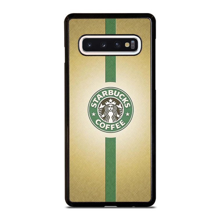 STARBUCKS COFFEE GREEN STRIPE Samsung Galaxy S10 Case Cover