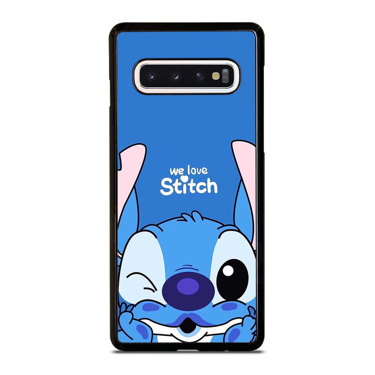 WE LOVE STITCH AND LILO CARTOON Samsung Galaxy S10 Case Cover