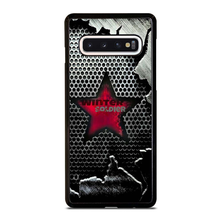 WINTER SOLDIER METAL LOGO AVENGERS Samsung Galaxy S10 Case Cover