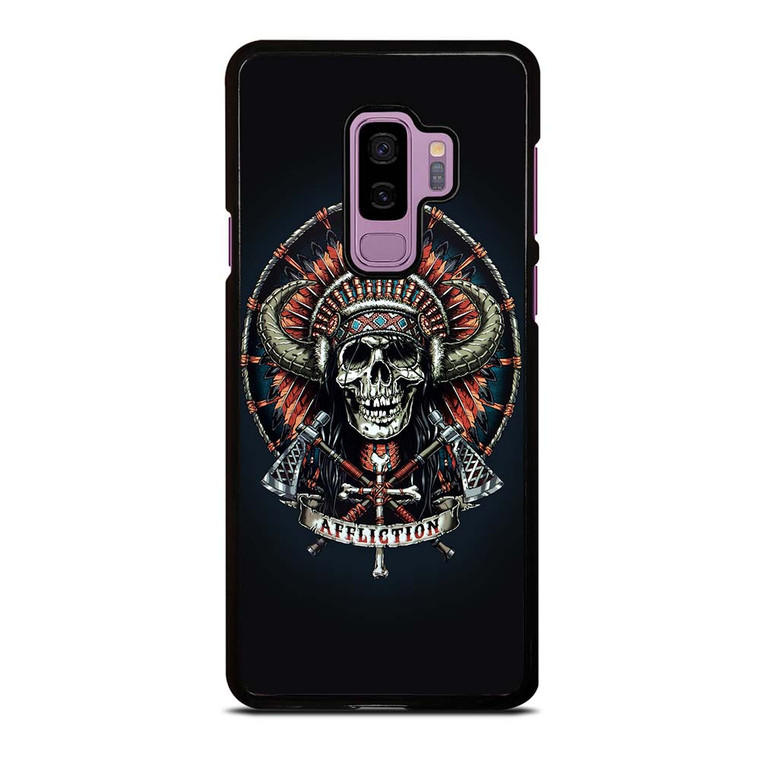 AFFLICTION INDIAN SKULL Samsung Galaxy S9 Plus Case Cover