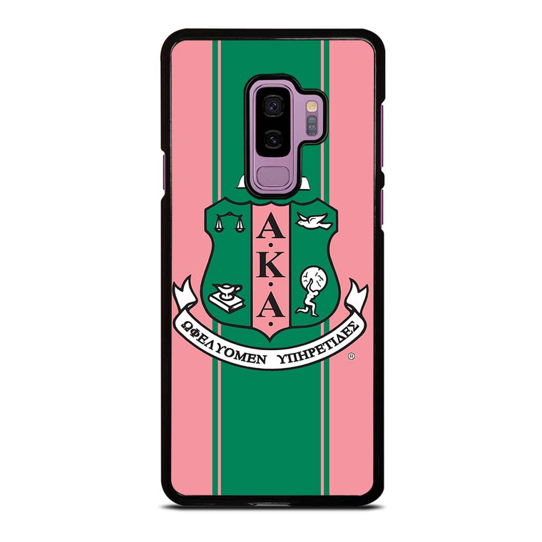 AKA PINK AND GREEN LOGO Samsung Galaxy S9 Plus Case Cover