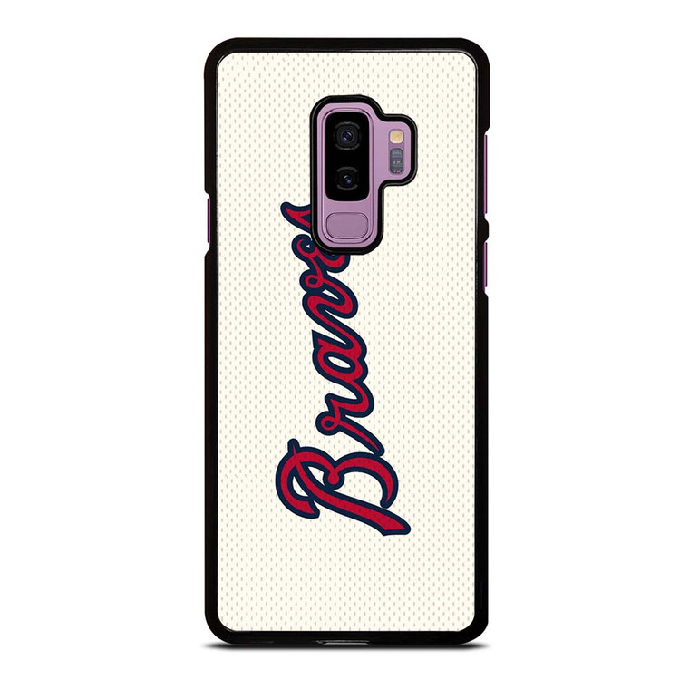 ATLANTA BRAVES ICON BASEBALL TEAM LOGO Samsung Galaxy S9 Plus Case Cover