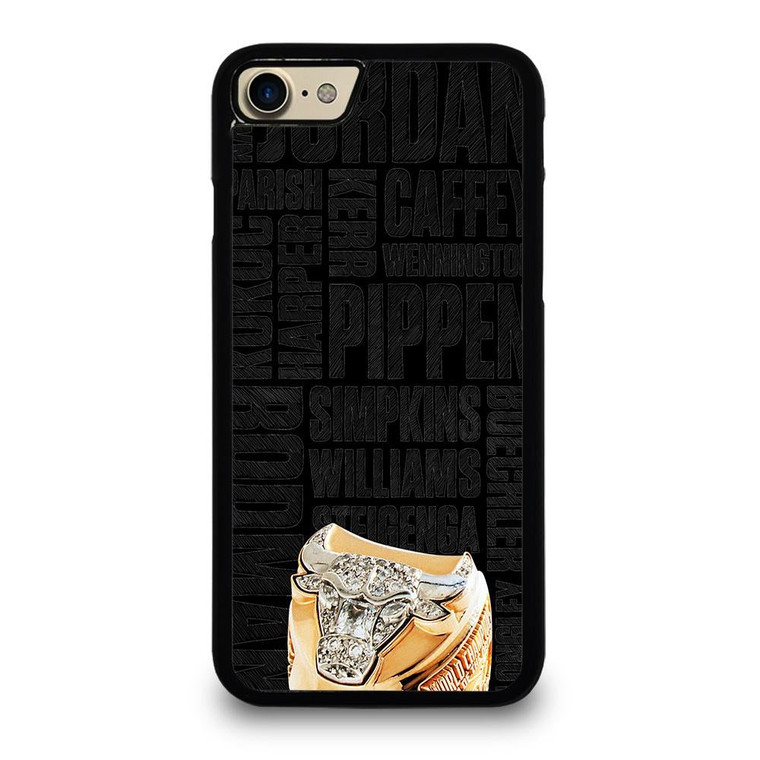 CHICAGO BULLS RING AND NAME iPhone 7 / 8 Case Cover