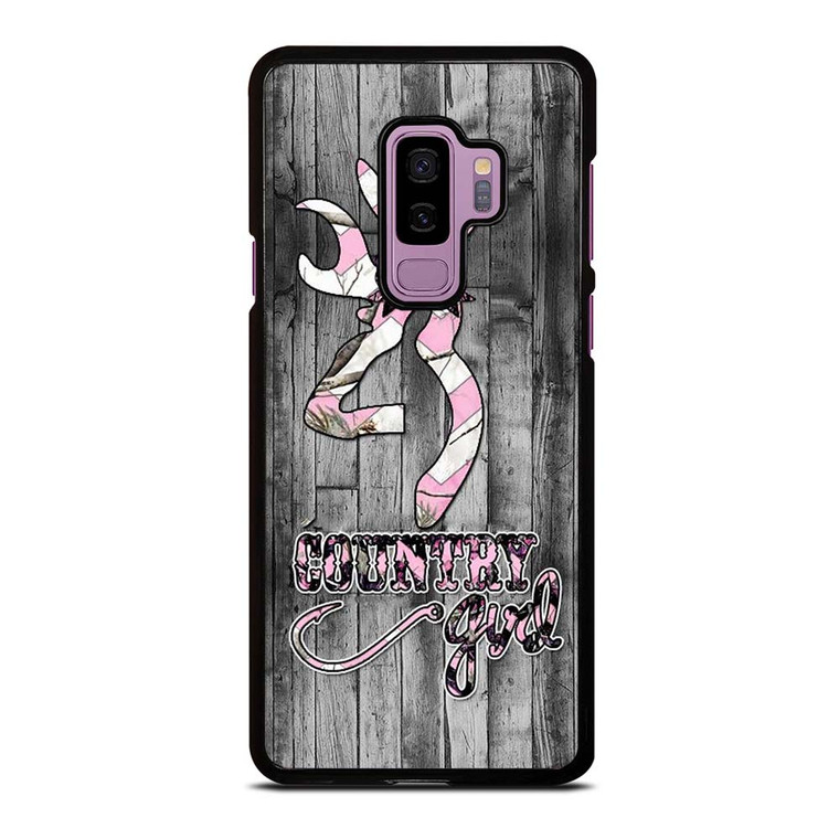 CAMO BROWNING PINK GIRL Samsung Galaxy S9 Plus Case Cover