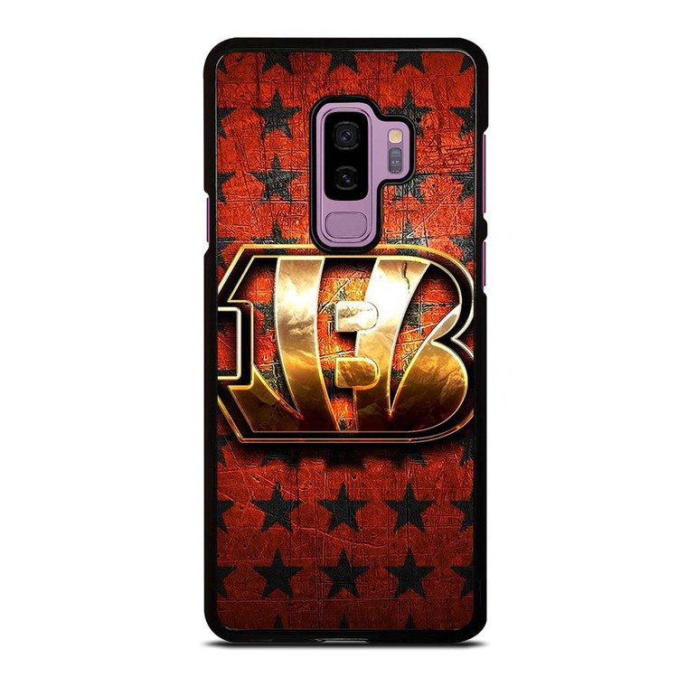 CINCINNATI BENGALS FOOTBALL TEAM LOGO Samsung Galaxy S9 Plus Case Cover