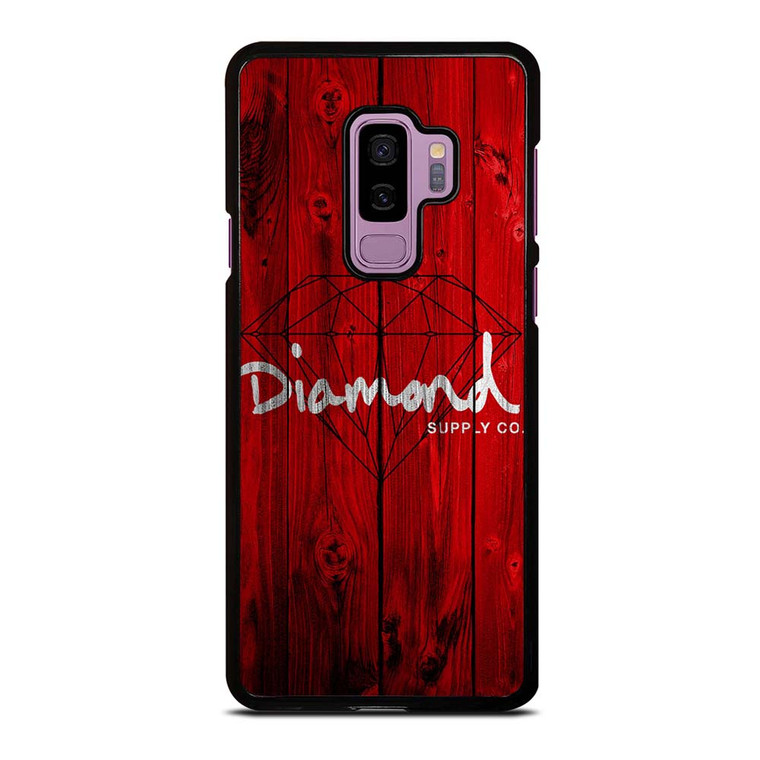 DIAMOND SUPPLY CO WOODEN RED Samsung Galaxy S9 Plus Case Cover