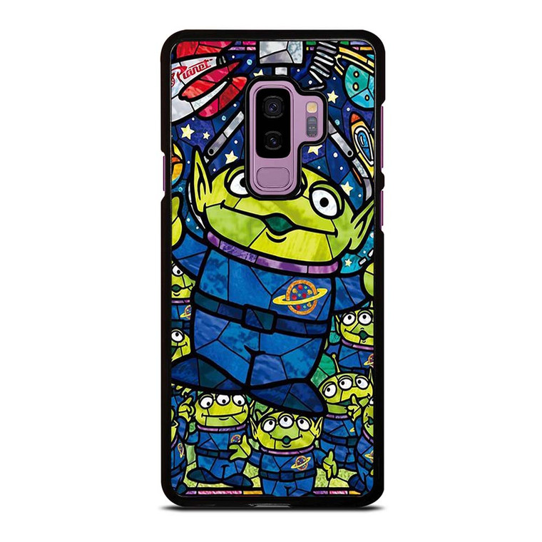DISNEY TOY STORY ALIEN ART GLASS Samsung Galaxy S9 Plus Case Cover