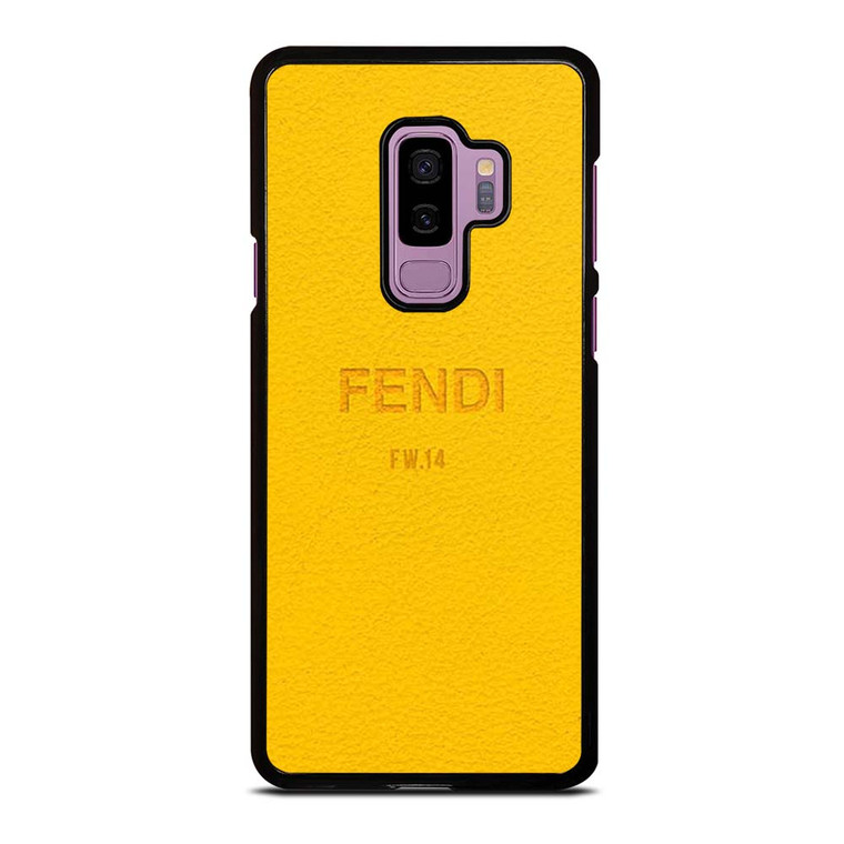 FENDI ROMA YELLOW Samsung Galaxy S9 Plus Case Cover