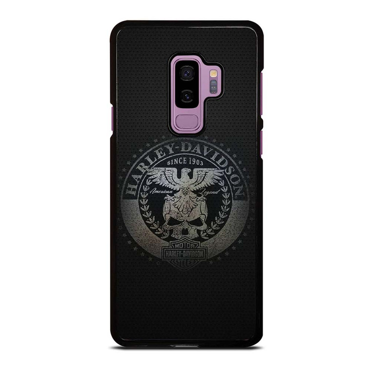HARLEY DAVIDSON MOTORCYCLES COMPANY CARBON LOGO Samsung Galaxy S9 Plus Case Cover