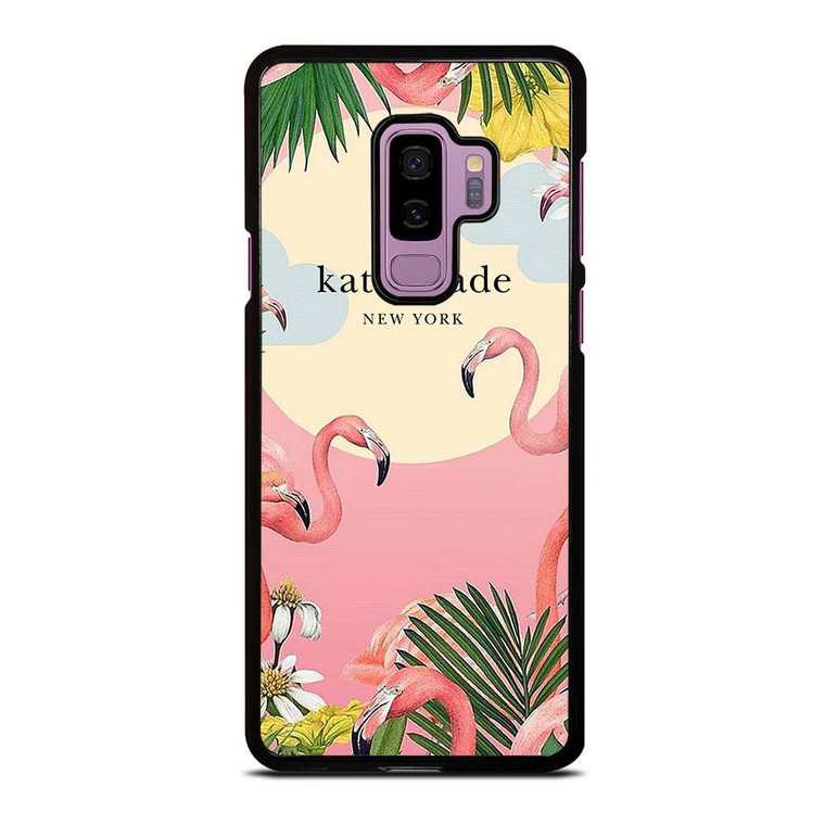 KATE SPADE NEW YORK LOGO FLORAL FLAMENGOS Samsung Galaxy S9 Plus Case Cover