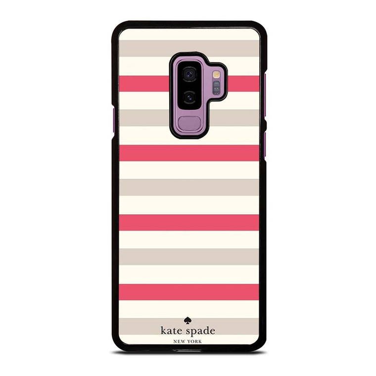 KATE SPADE NEW YORK STRIPES RED WHITE Samsung Galaxy S9 Plus Case Cover