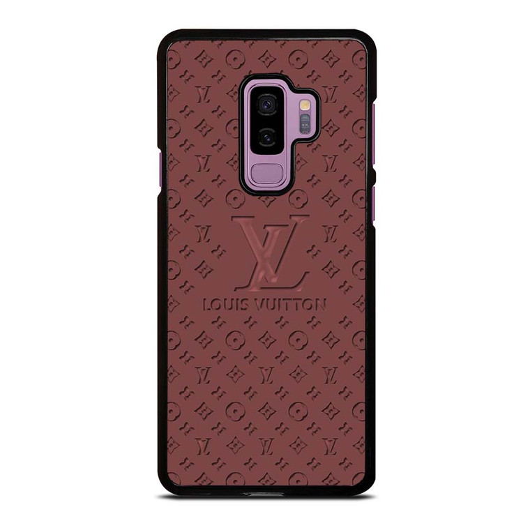 LOUIS VUITTON LV ROSE BROWN LOGO ICON Samsung Galaxy S9 Plus Case Cover
