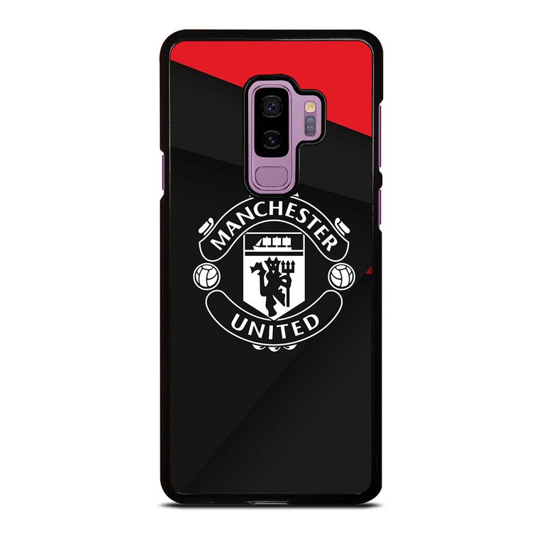 MANCHESTER UNITED LOGO BLACK Samsung Galaxy S9 Plus Case Cover