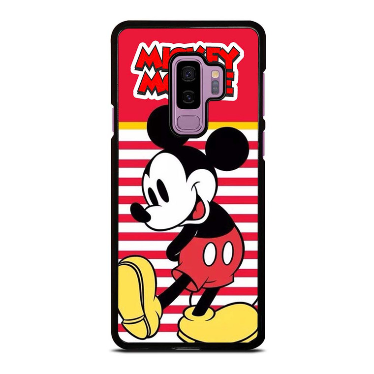 MICKEY MOUSE STRIPE DISNEY Samsung Galaxy S9 Plus Case Cover