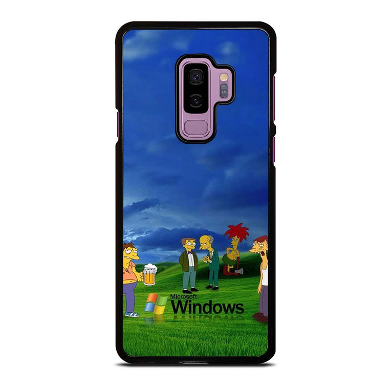 MICROSOFT WINDOWS THE SIMPSONS Samsung Galaxy S9 Plus Case Cover