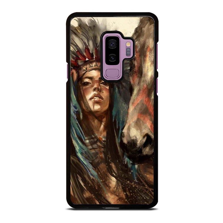NATIVE AMERICAN PEOPLE ART Samsung Galaxy S9 Plus Case Cover