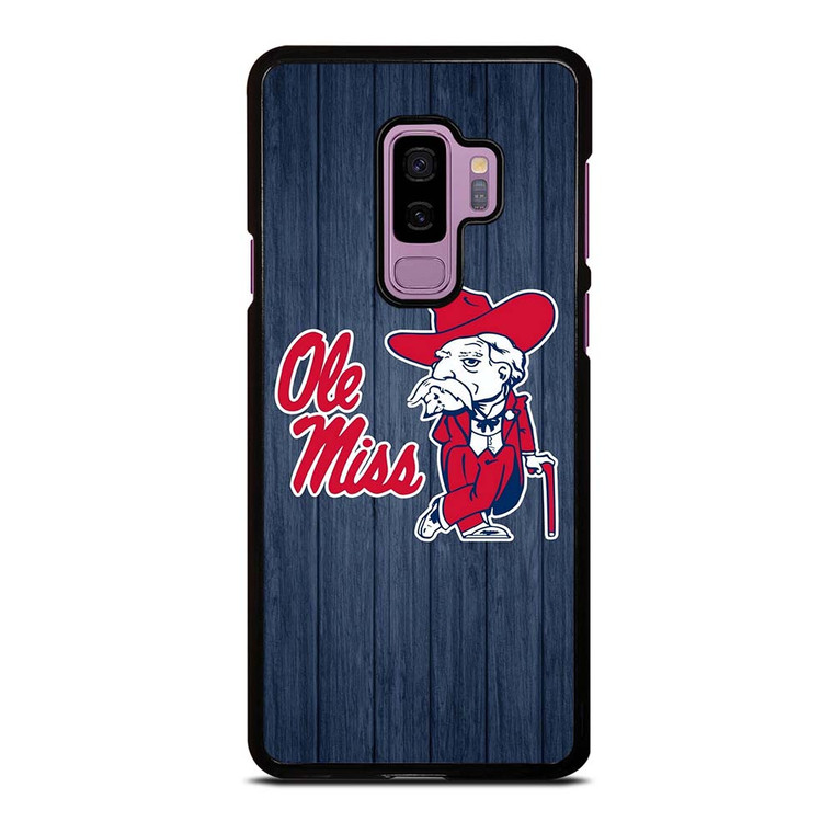 OLE MISS WOODEN LOGO Samsung Galaxy S9 Plus Case Cover