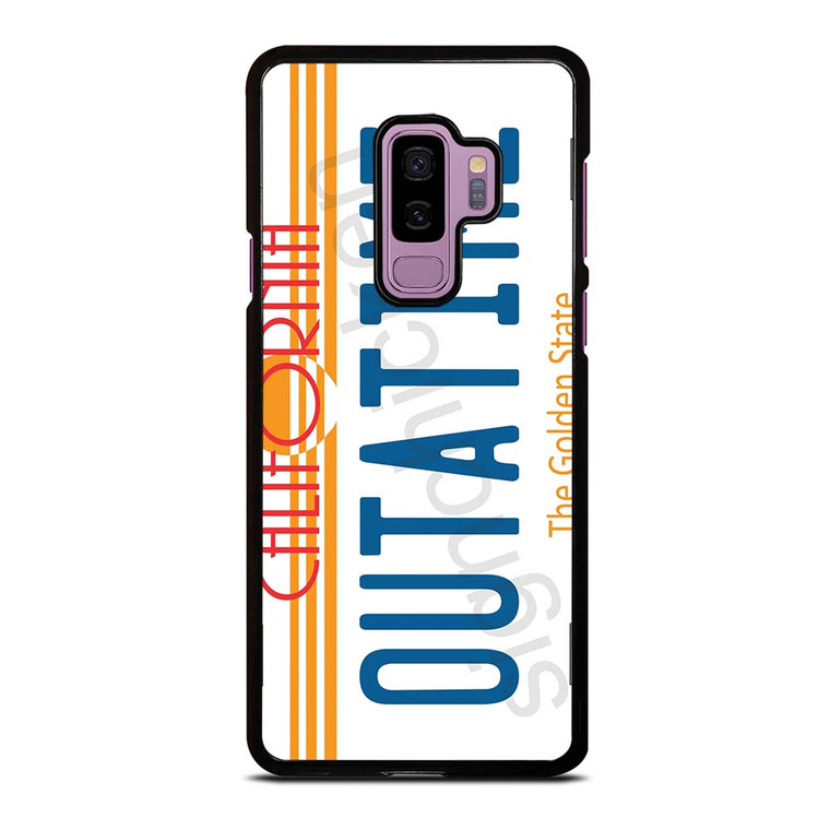 PLATE LICENSE CALIFORNIA Samsung Galaxy S9 Plus Case Cover