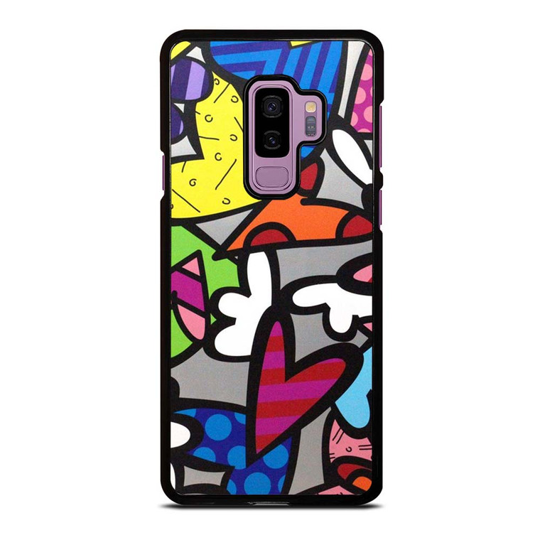 ROMERO BRITTO ABSTRACT LOVE Samsung Galaxy S9 Plus Case Cover