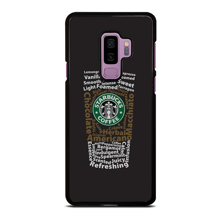 STARBUCKS COFFEE ART TYPOGRAPHY Samsung Galaxy S9 Plus Case Cover