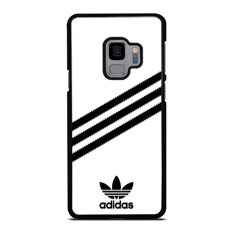 ADIDAS ORIGINALS STRIPES WHITE BLACK Samsung Galaxy S9 Case Cover