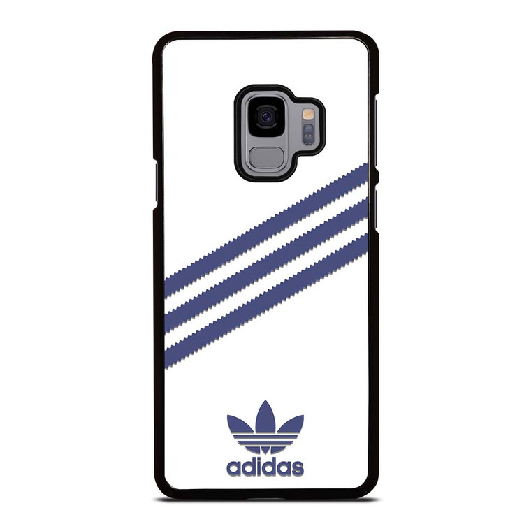 ADIDAS ORIGINALS STRIPES WHITE ROYAL BLUE Samsung Galaxy S9 Case Cover