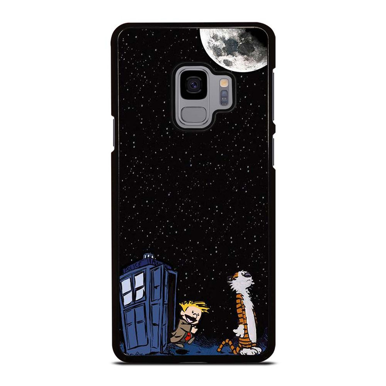 CALVIN AND HOBES TARDIS BOX Samsung Galaxy S9 Case Cover