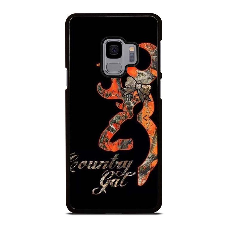 CAMO BROWNING COUNTRY GAL Samsung Galaxy S9 Case Cover