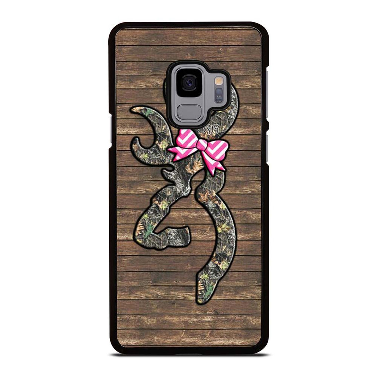 CAMO BROWNING RIBBON Samsung Galaxy S9 Case Cover